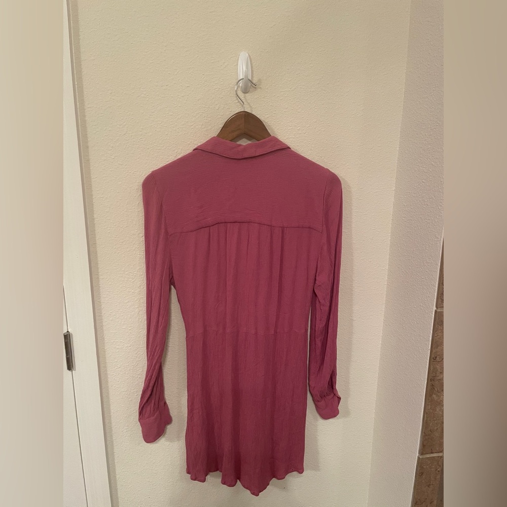 Free People Cover Up Worlds Apart Tunic Deep Plum, Beach Girly Coverup Vacation - Picture 6 of 8